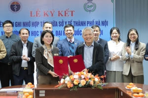 Sở Y tế ký kết hợp tác với Trường Đại học Y Dược, Đại học Quốc gia Hà Nội