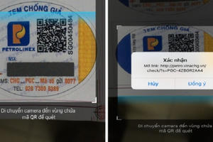 Cách nhận biết Gas chính hãng Petrolimex bằng ứng dụng QR Code