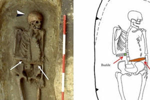 Tìm thấy bộ xương người "kì lạ" ở Italy Tìm thấy bộ xương người "kì lạ" ở Italy