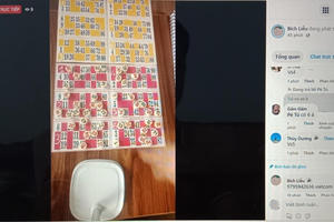 Tiền Giang: Xử lý nhiều vụ tổ chức đánh bạc dưới hình thức chơi lô tô trong phiên livestream trên Facebook