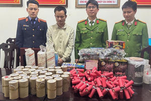 Nghệ An: Chế tạo pháo trái phép, một người bị bắt giữ