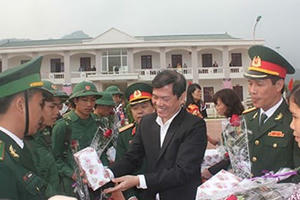 800 thanh niên Lai Châu nhập ngũ năm 2019