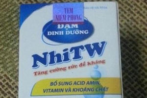 Thực phẩm bảo vệ sức khỏe Đạm dinh dưỡng Nhi TW bị thu hồi