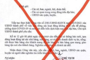 Thông tin Đà Nẵng "dừng bán hàng ăn uống tại chỗ" là giả mạo