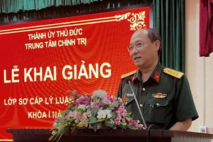 Khai giảng lớp sơ cấp lý luận chính trị khoá I năm 2023