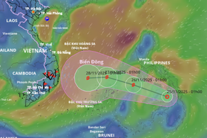 Áp thấp nhiệt đới sắp vào Biển Đông, có thể thành bão số 15 hướng thẳng Nam Trung Bộ