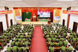 Hơn 450 cán bộ, chiến sĩ Công an tham dự tập huấn nghiệp vụ công tác đăng ký xe