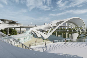 Cầu đi bộ nghìn tỉ qua sông Sài Gòn do Nutifood tài trợ chính thức khoan mũi cọc đầu tiên