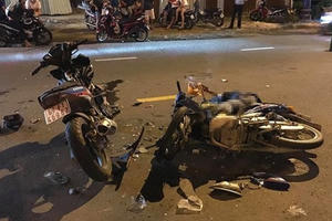 Một người tử vong tại chỗ sau cú đâm trực diện giữa 2 xe máy