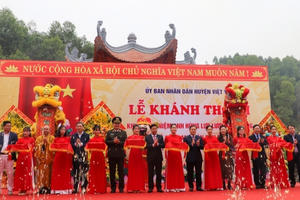 Khánh thành Khu tưởng niệm Anh hùng liệt sĩ Cao Kỳ Vân