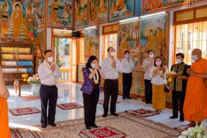 Ban Dân Vận Trung ương chúc Tết cổ truyền Chôl Chnăm Thmây đồng bào Khmer tại TP HCM