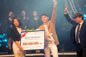 Hoài Lâm đại thắng với  giải thưởng kép  "Bài hát của năm"