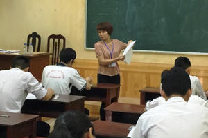 Nam Định: Có 128 bài thi điểm 10