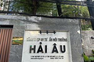 Công an TP Huế khám xét trụ sở Công ty Cổ phần dịch vụ tư vấn môi trường Hải Âu