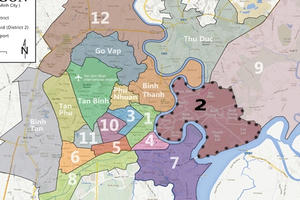 Đề xuất sáp nhập 3 quận thành lập thành phố trực thuộc TP Hồ Chí Minh