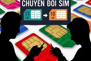 Những đầu số mới của thuê bao 11 số chuyển thành 10 số