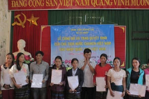 350 người chung niềm vui thoát cảnh “người lậu miền biên ải”