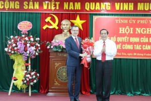 Bộ Chính trị chuẩn y ông Phạm Đại Dương làm Bí thư tỉnh Phú Yên