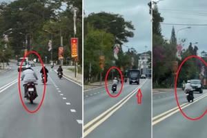 Video: Hoảng hồn với cảnh "ma men" đánh võng" trên đường