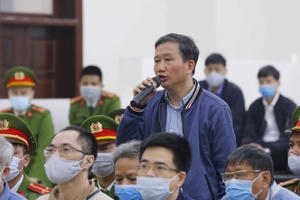 Ông Đinh La Thăng và Trịnh Xuân Thanh cùng nhau hầu tòa