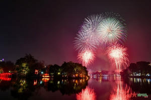 Hà Nội bắn pháo hoa tại 5 điểm tối 2/9