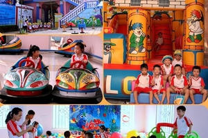 Tết Dương lịch, trẻ nhỏ được chơi miễn phí tại Công viên Hồ Tây