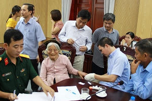 Thanh Hóa: Lấy mẫu ADN thân nhân liệt sĩ hi sinh tại hang Tám Cô