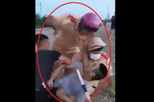 Clip khiến cộng đồng mạng dậy sóng với pha xử lý người vi phạm của CSGT Quảng Yên