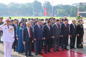 Lãnh đạo Đảng, Nhà nước vào Lăng viếng Chủ tịch Hồ Chí Minh nhân dịp Quốc khánh