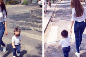 Khoảnh khắc tan trường tinh nghịch của Cadie Mộc Trà