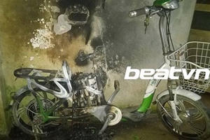 Xe đạp điện HKBike phát nổ khi đang sạc?