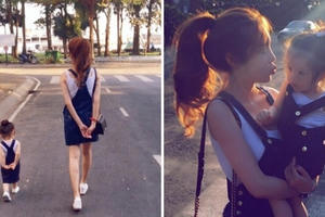 Mẹ con Elly Trần gây sốt với bộ ảnh cùng nhau đi khắp thế gian
