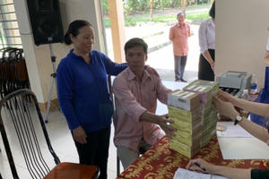 104 hộ dân nhận hơn 193 tỉ đồng tiền đền bù