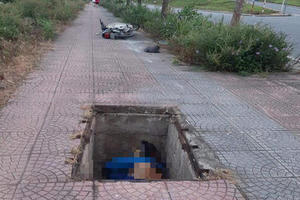 Phát hiện người đàn ông tử vong dưới hố cáp ngầm