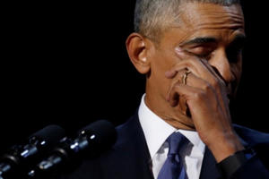 Hình ảnh xúc động trong buổi chia tay của Tổng thống Obama tại Chicago