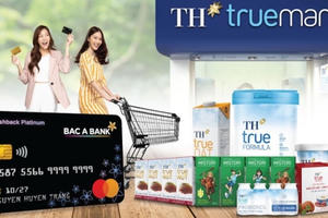 Chủ thẻ tín dụng Bac A Bank nhận ưu đãi đặc quyền tại TH truemart