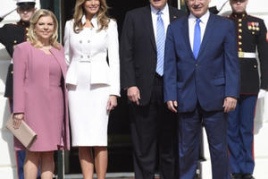 Bà Melania lần đầu tiếp lãnh đạo nước ngoài tại Nhà Trắng