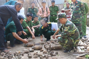 An Giang: Đẩy mạnh công tác thu hồi vũ khí, vật liệu nổ