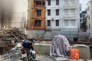 UBND quận Ba Đình “bất chấp” pháp luật, cấp giấy phép xây dựng cho công trình nhà ở có tới 4 tầng hầm