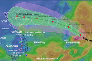 Bão Wipha hình thành áp sát Biển Đông, miền Bắc sắp hứng đợt mưa rất lớn