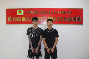Bắt hai “quái xế” tuổi teen gây hàng loạt vụ cướp giật ở Hải Phòng
