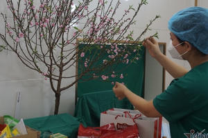 Đêm giao thừa đặc biệt tại nơi điều trị gần 200 ca Covid-19 ở Hải Dương