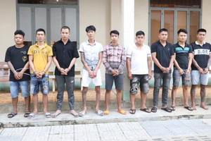 Công an huyện Châu Thành khống chế bắt giữ nhóm đối tượng đòi nợ bằng hung khí