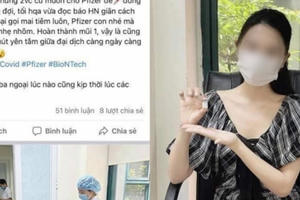 Xử phạt hoa khôi khoe được tiêm vắc-xin nhờ "ông ngoại" 12,5 triệu đồng