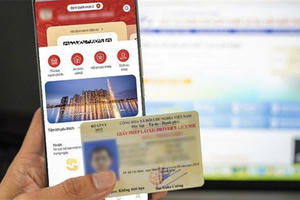 Giấy phép lái xe đã được xác thực trên ứng dụng VNeID được công nhận là giấy tờ hợp lệ