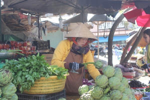 Lâm Đồng:  Mưa lớn kéo dài, rau củ Đà Lạt tăng giá chóng mặt