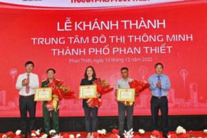 Bình Thuận: Khánh thành Trung tâm Điều hành đô thị thông minh TP Phan Thiết