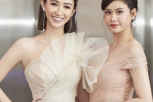 Á hậu Hà Thu cắt tóc ngắn đọ sắc cùng Trương Quỳnh Anh tại sự kiện Á hậu Hà Thu cắt tóc ngắn đọ sắc cùng Trương Quỳnh Anh tại sự kiện