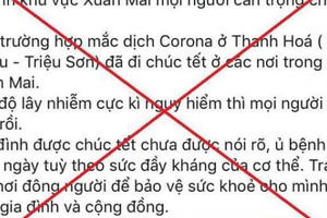 Hà Nội: Nam thanh niên ở Chương Mỹ bị phạt 10 triệu đồng vì tung tin sai về dịch corona