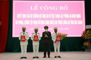 Công an tỉnh Bắc Giang thành lập Phòng An ninh mạng và phòng chống tội phạm công nghệ cao